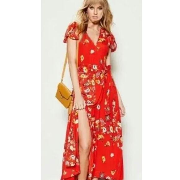 Free People Jess Floral Print Midi Dress - Picture 6 of 7